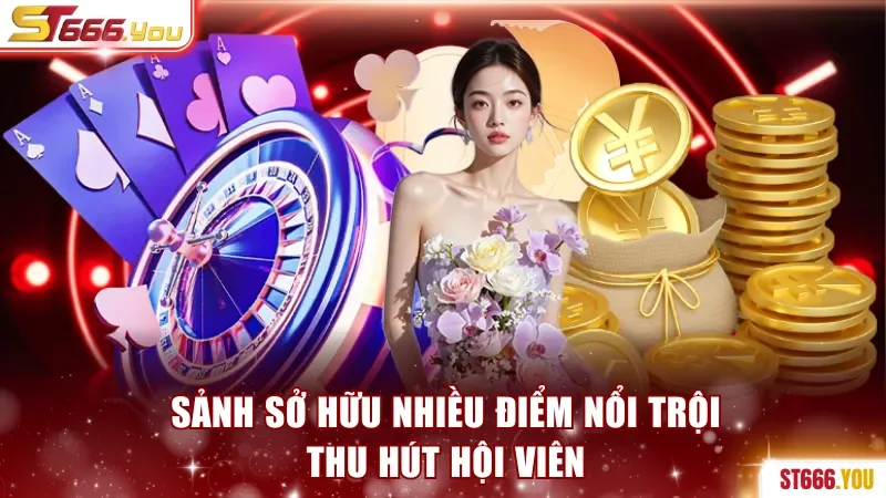 Casino ST666 sở hữu nhiều game hấp dẫn cho bạn thỏa thích trải nghiệm 